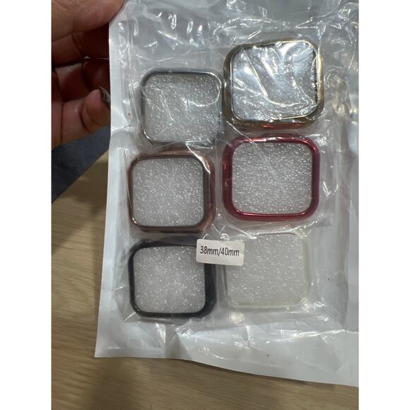 Compatible With Apple Watch Series 4 Silicone Covers Pack of 6 Assort Colors - Picture 7 of 8